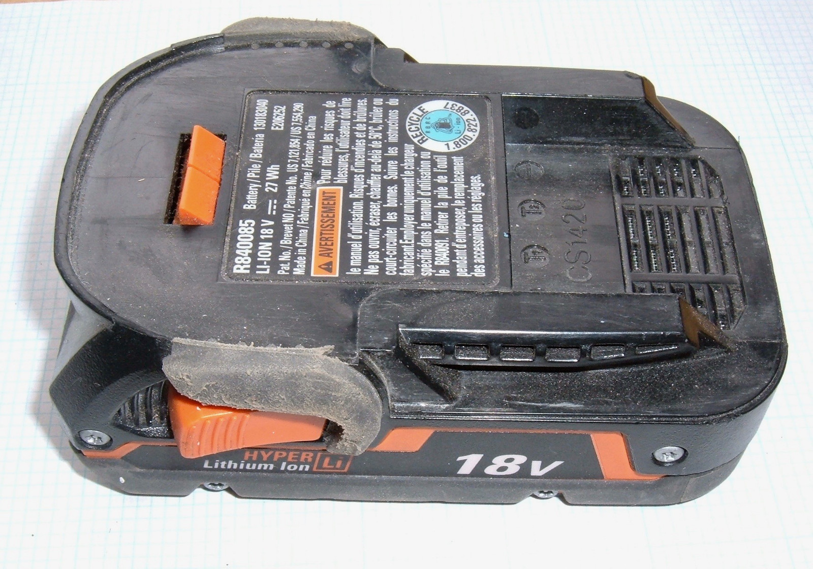 Ridgid battery 18 2025 volt