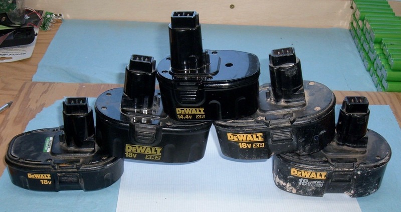 DeWalt NiCd Tool Battery Teardowns