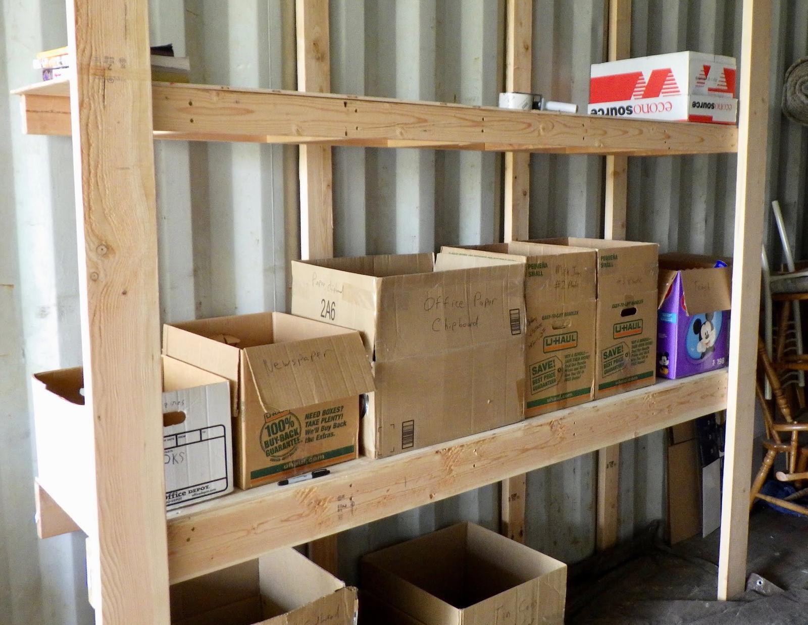 Shipping container shelving and racking for sale