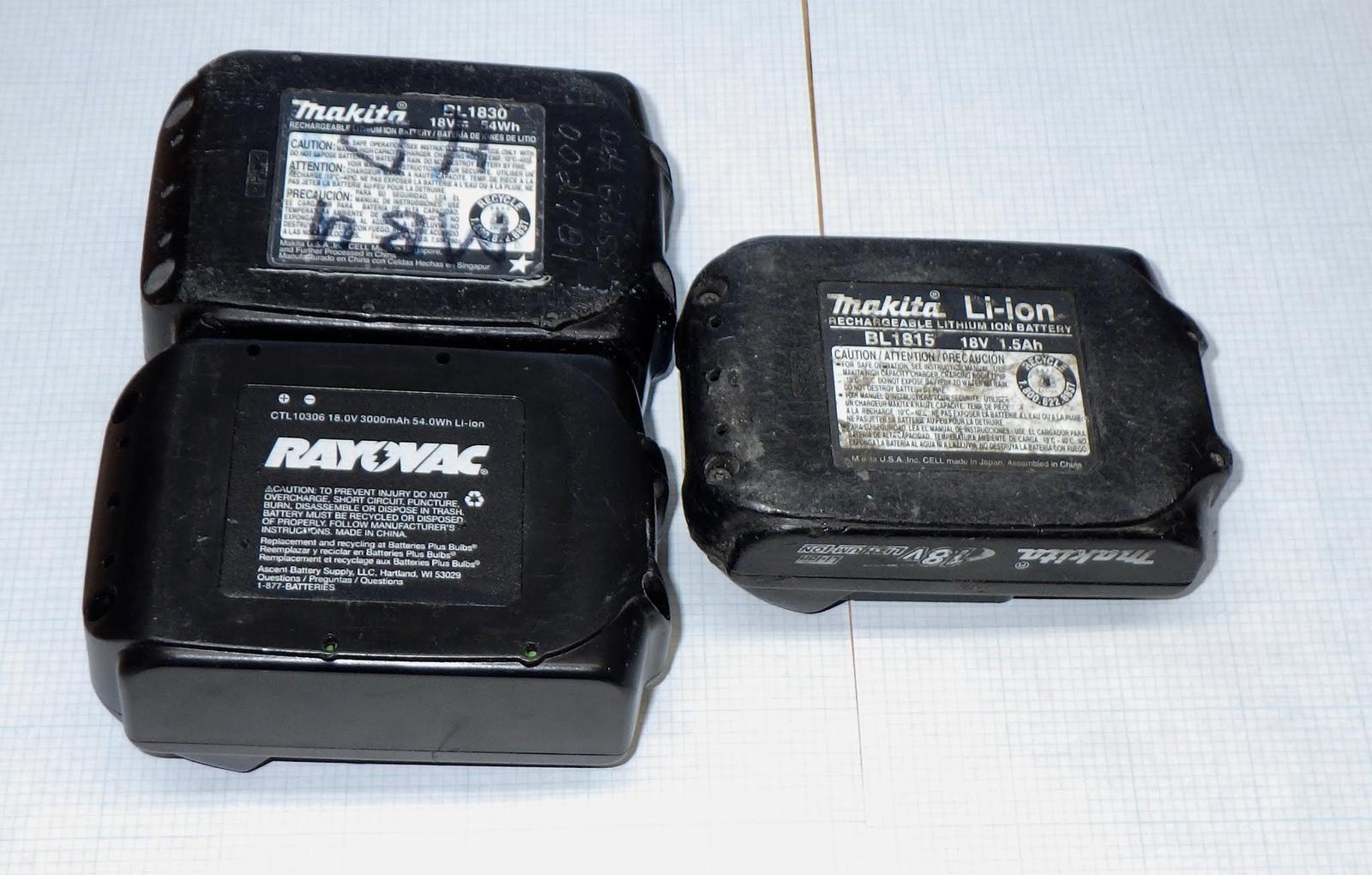 Batterie type MAKITA – 18V NiMH 1.5Ah