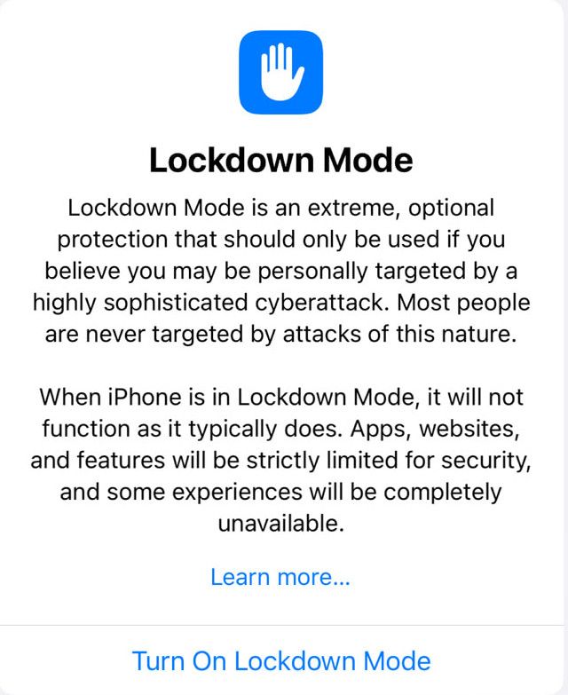 Analyzing iOS 16 Lockdown Mode: Browser Features and Performance