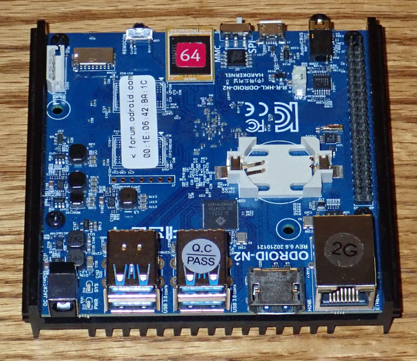 ODROID N2 Single Board Computer (SBC) (2GB) with Power Supply