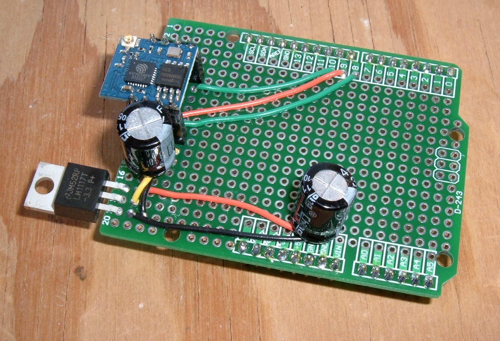 Building a $10 ESP02 based ESP8266 Arduino WiFi Shield
