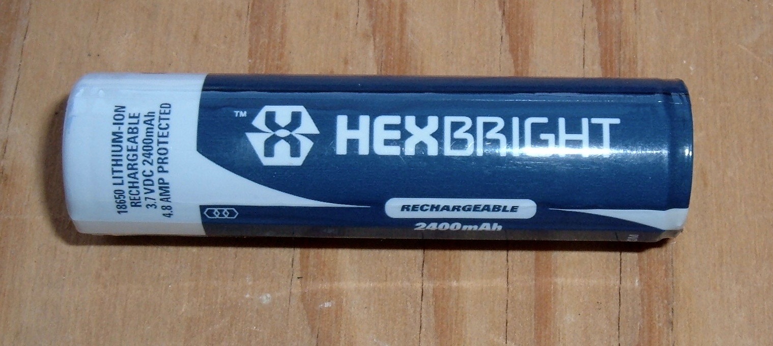 HexBright Flashlight Battery Teardown and Replacement