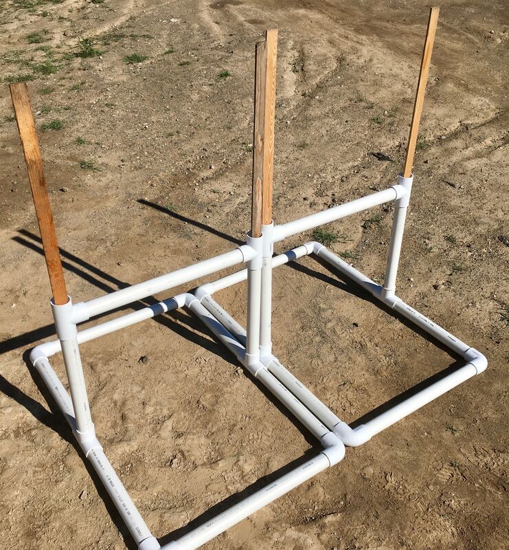 Building Ural-compatible PVC Target Stands for about $25/ea