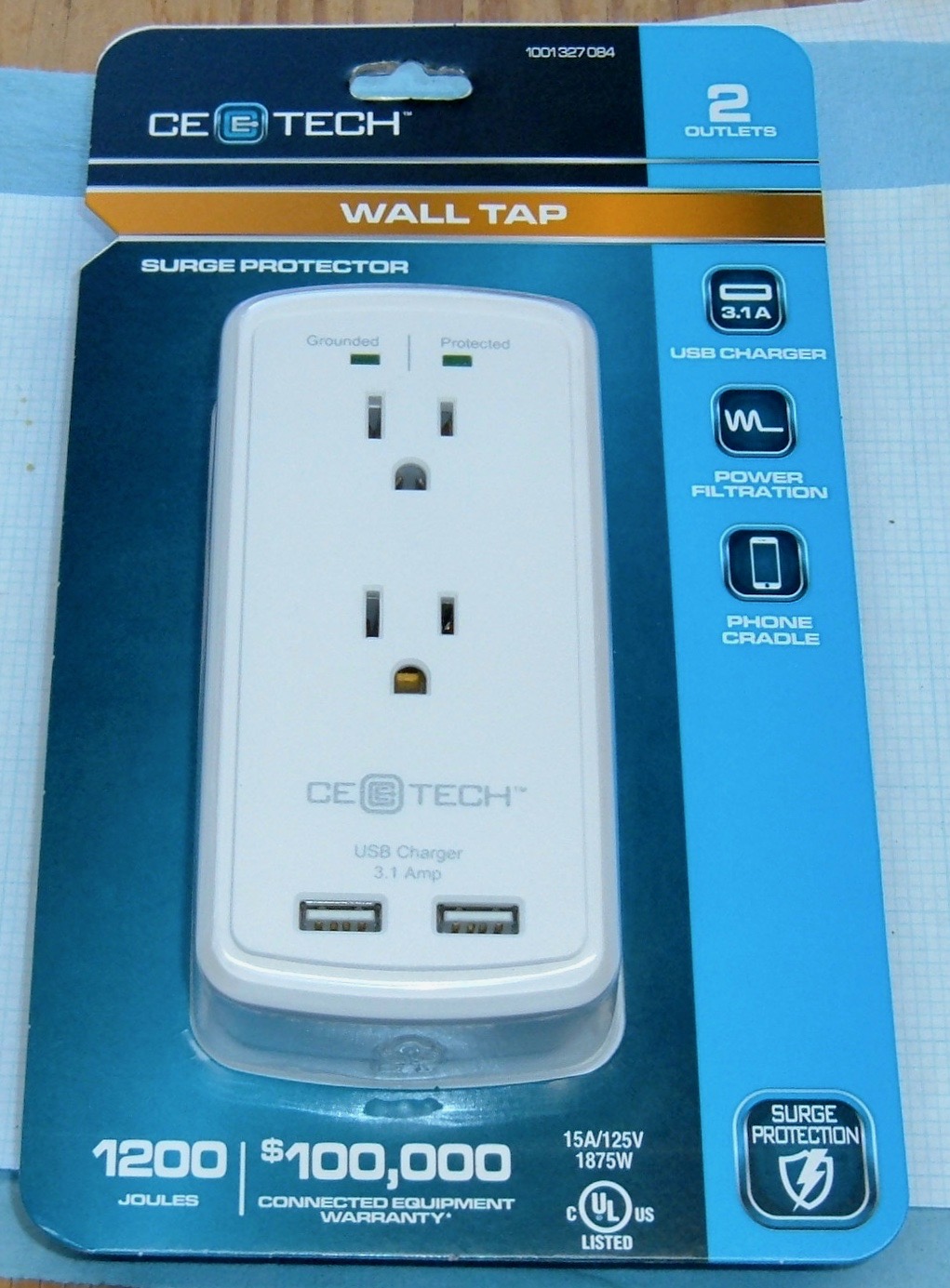 The Best USB Power Supply I've Found Yet: A Home Depot Surge Protector!