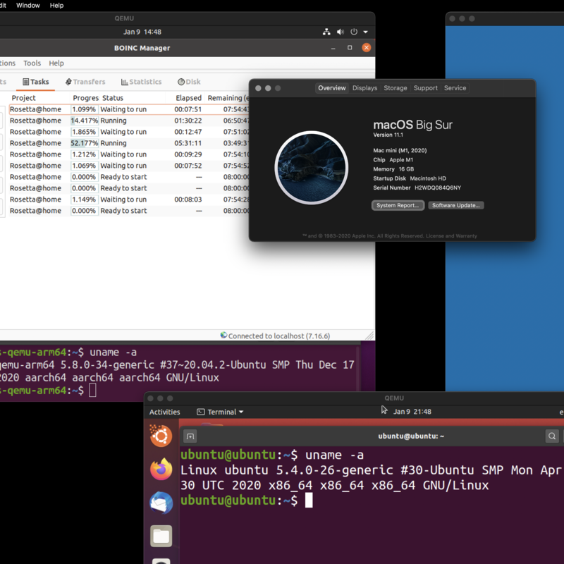 arm emulator not running on mac